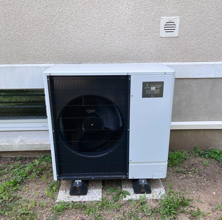 Installation d’une pompe à chaleur air/eau à St Jean le Blanc 45650