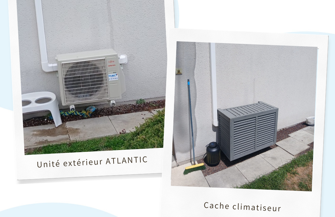 Installation d&rsquo;un cache climatiseur sur un groupe extérieur Atlantic à Blois (41000) : une finition esthétique et durable