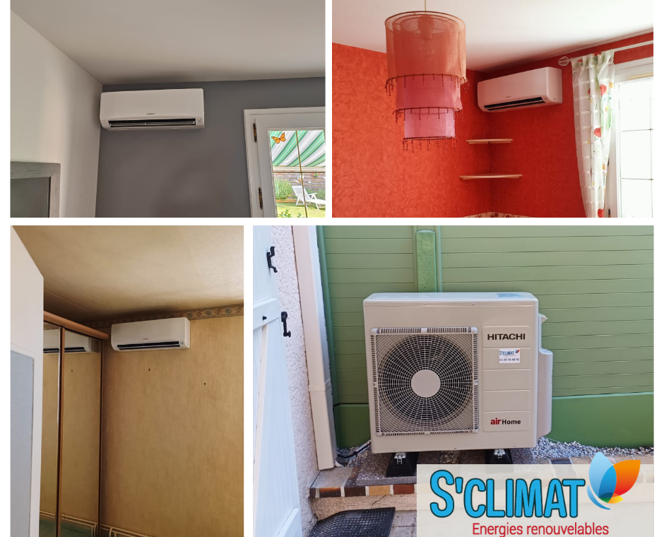 Installation d&rsquo;une climatisation tri-split Hitachi airHome à Vernou-en-Sologne (41230) : un confort optimal en toutes saisons