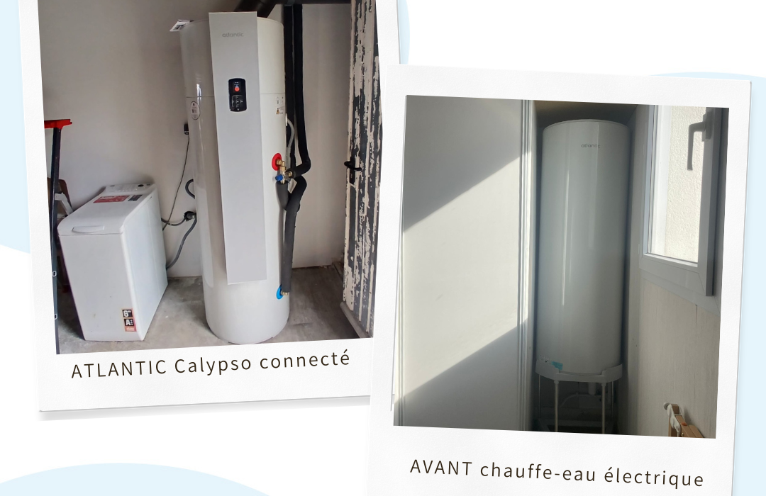Installation d’un chauffe-eau thermodynamique Atlantic Calypso Connecté à Cellettes (41) : confort, économies et performance énergétique