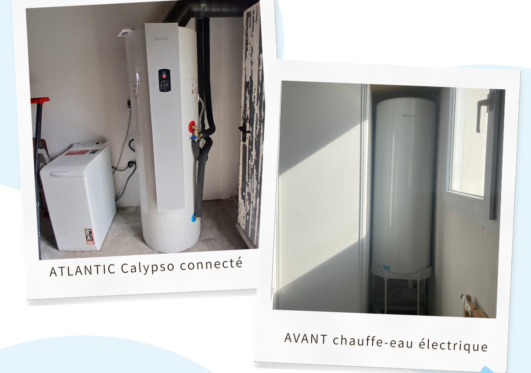 Installation d’un chauffe-eau thermodynamique Atlantic Calypso Connecté à Cellettes (41) : confort, économies et performance énergétique